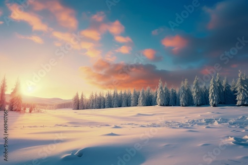 冬の夢の風景