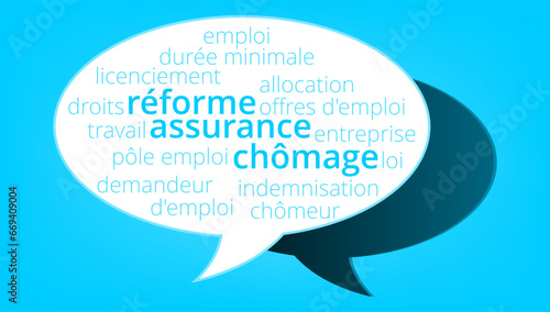 Nuage de Mots Réforme Assurance Chômage v11