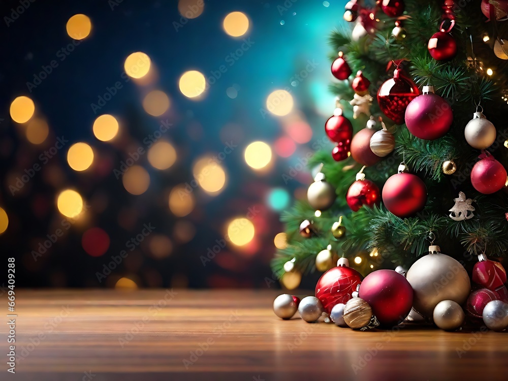 christmas tree and decorations generative ai christmas tree and decorations generative ai