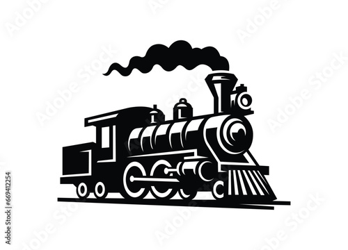 Vintage Train Illustration