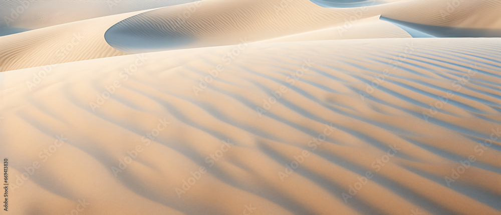 Naklejka premium Ultawide Desert Sand Dune Background Wallpaper