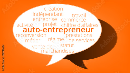 Nuage de Mots Auto-entrepreneur v11