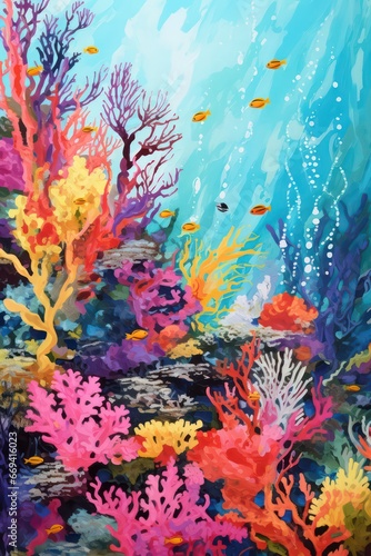 tropical coral reef © Stasie