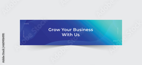  LinkedIn banner modern abstract background