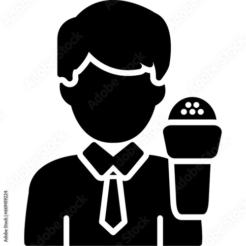 News Anchor Icon