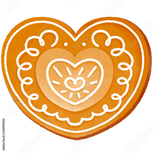heart shaped cookie