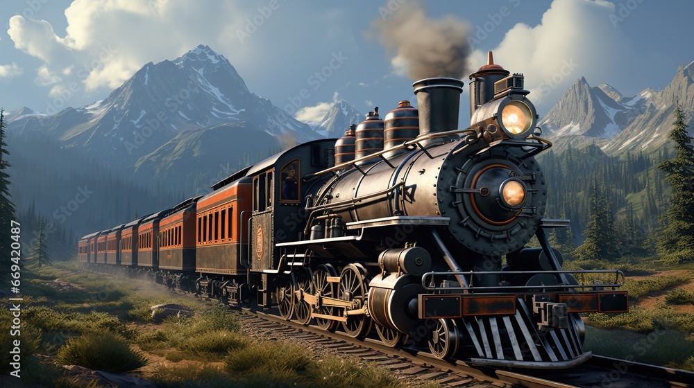 Obraz premium old train