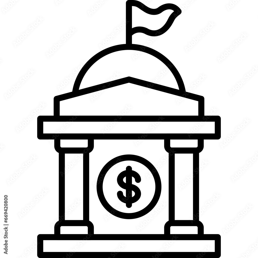 Government Building Icon