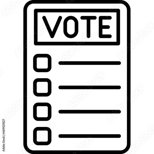 Voting Listing Icon