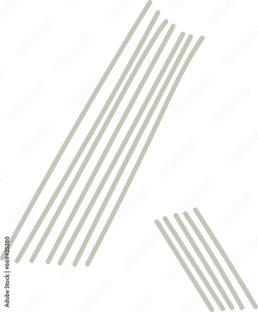 abstract shape element hand drawn