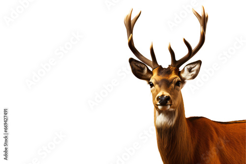 deer animal on transparent background © Murzani