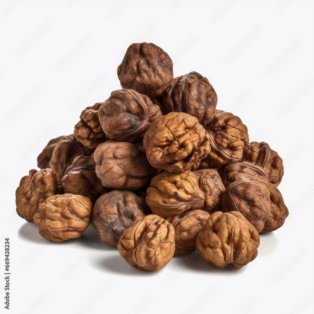 walnuts isolated on white background walnuts isolated on white background