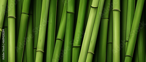 Ultarwide Green Bamboo Balckground Wallpaper