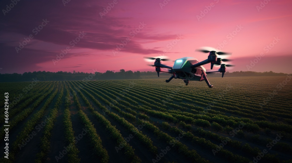 using drones to monitor agricultural growth in an era of technological progress