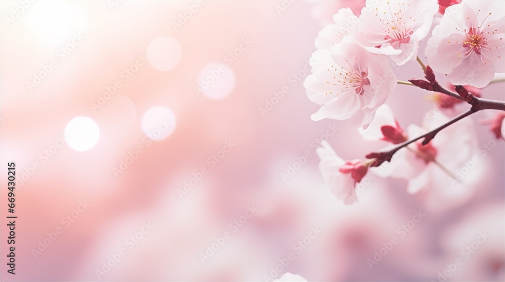 Sakura flower background closeup with soft focus and sunlight, blurred background Sakura flower background closeup with soft focus and sunlight, blurred background