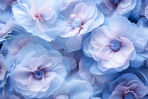 soft sweet blue purple flower background from begonia flowers