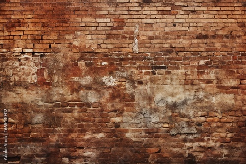 pattern of old brick wall background, illustration, stock photo
