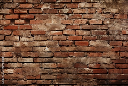 pattern of old brick wall background, illustration, stock photo