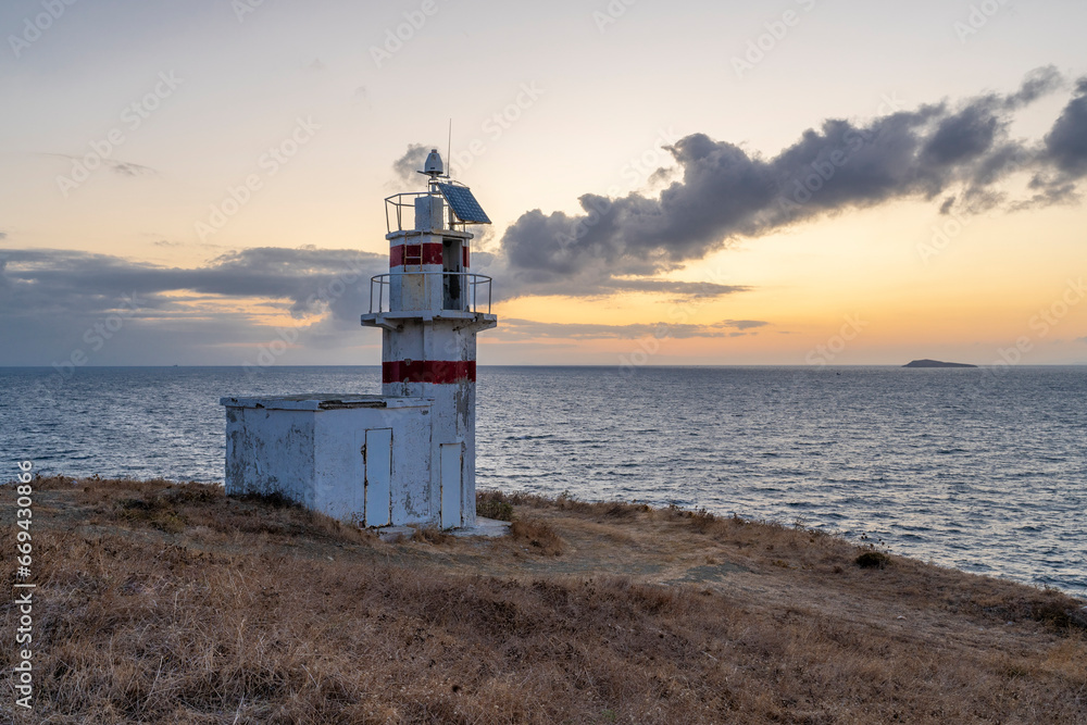 Kapsul Lighthouse view in Kapidag Peninsula of Turkey Kapsul Lighthouse view in Kapidag Peninsula of Turkey