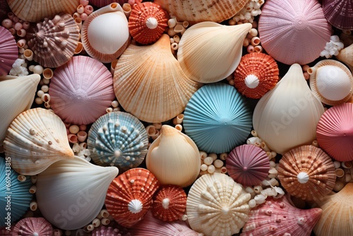 seashells on the beach © Stasie