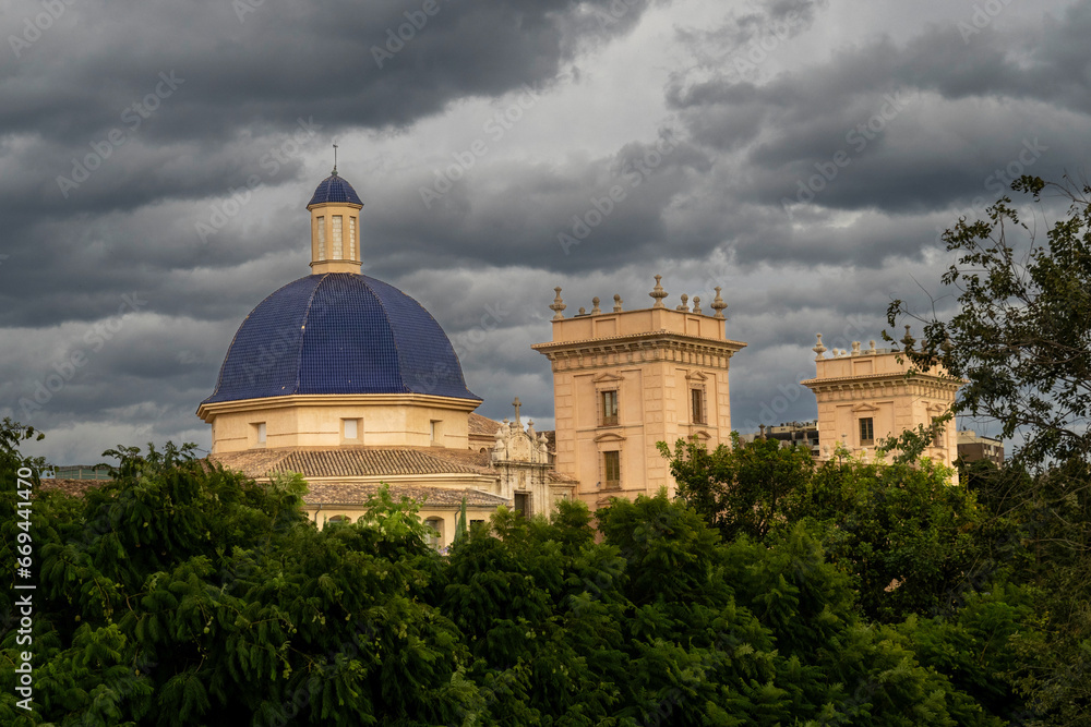 Dome of the San Pio V art museum (Valencia-Spain)