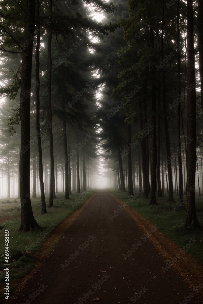 Obraz premium scary forest