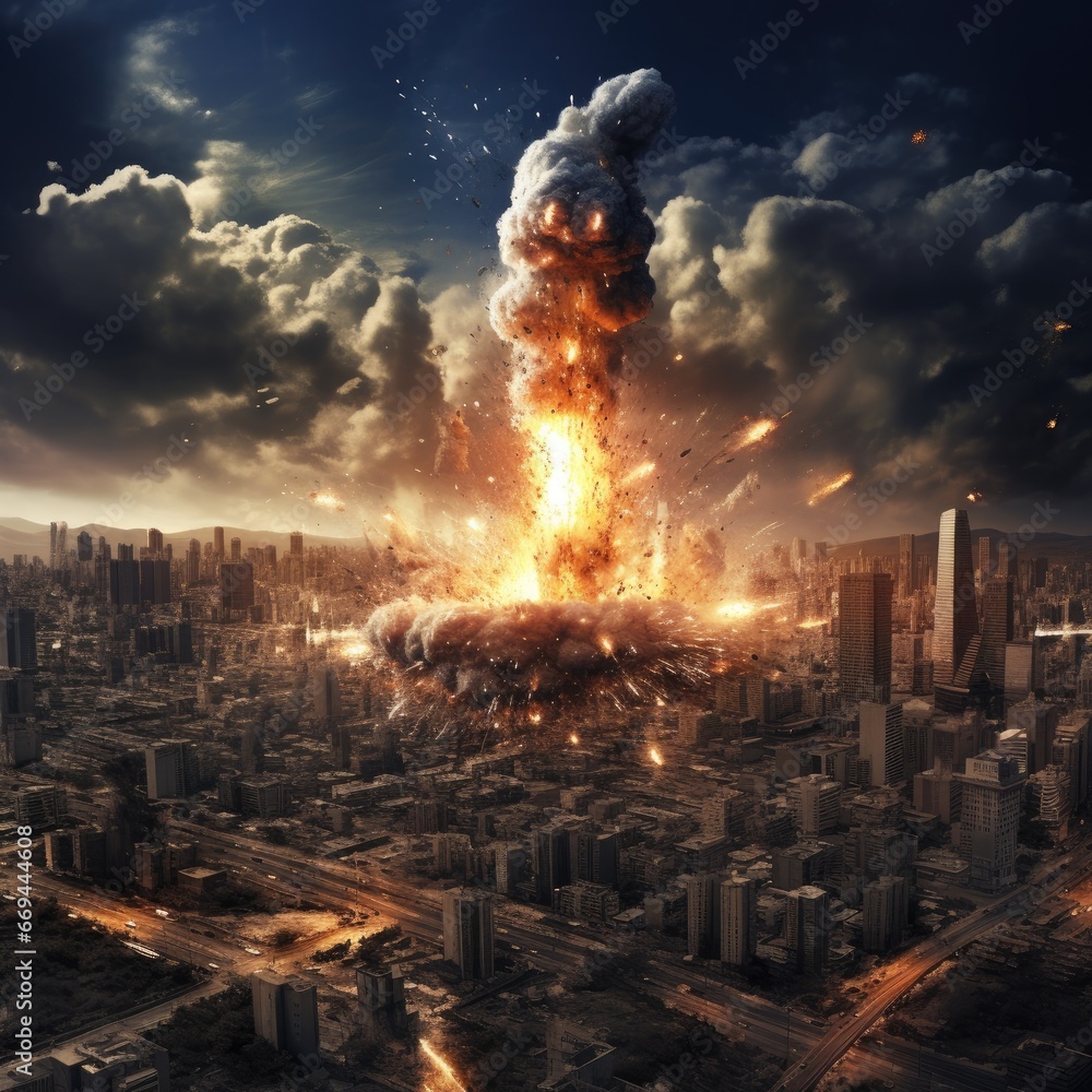 WWIII Apocalyptic City Explosion