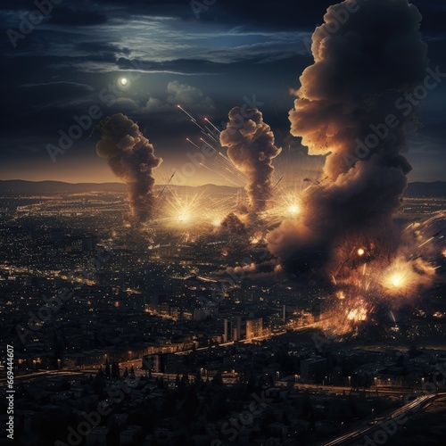 WWIII Apocalyptic City Explosion
