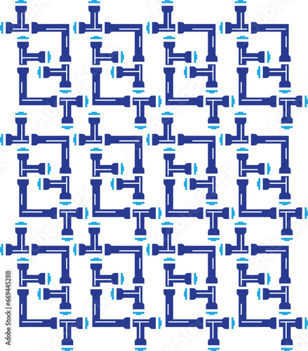 Pipe Icon Pipe Fitting Icon Water Gas Oil Pipeline Plumbing Work Art Illustration