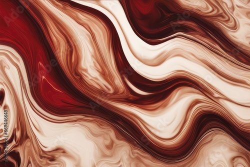 beautiful abstract fluid art background texture ink and dark red and brown mixed texture