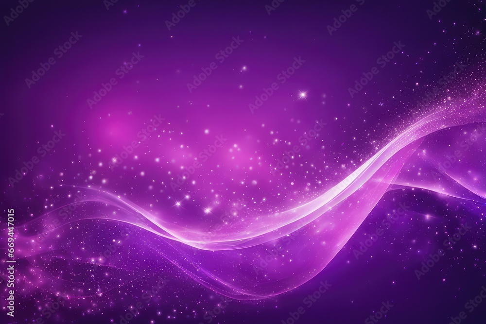 digital dark purple particles wave and light abstract background with shining dots stars digital dark purple particles wave and light abstract background with shining dots stars
