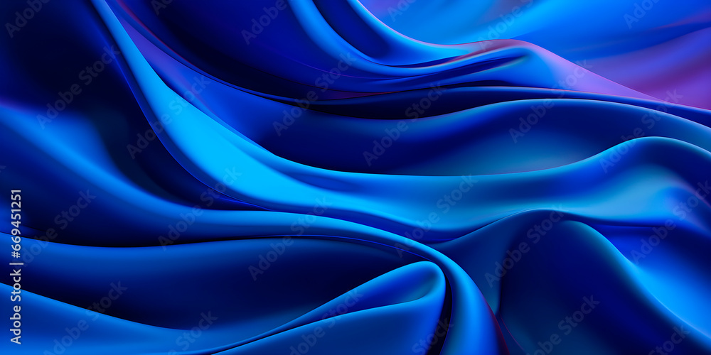 Beautiful silk flowing swirl navy blue.
