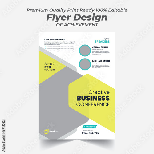 Creative Corporate Flyer Design Template 