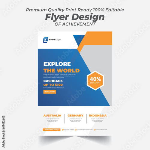Travel Flyer Design Template