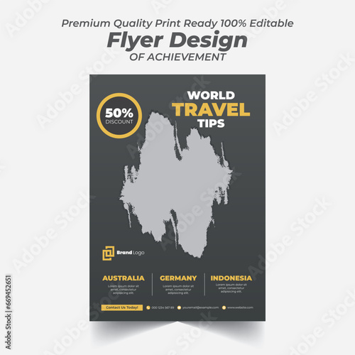 Travel Flyer Design Template