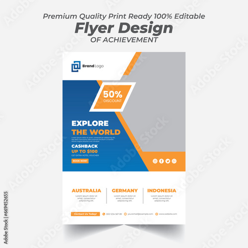 Travel Flyer Design Template