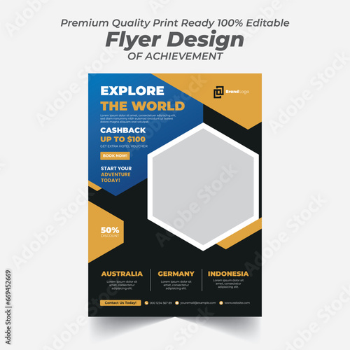 Travel Flyer Design Template
