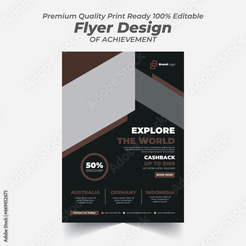 Travel Flyer Design Template