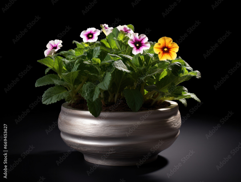 Petunia Studio Shot Isolated on Clear Background, Generative AI Petunia Studio Shot Isolated on Clear Background, Generative AI