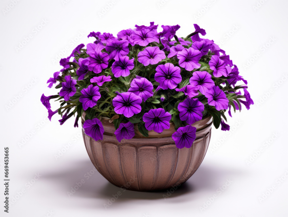 Petunia Studio Shot Isolated on Clear Background, Generative AI Petunia Studio Shot Isolated on Clear Background, Generative AI