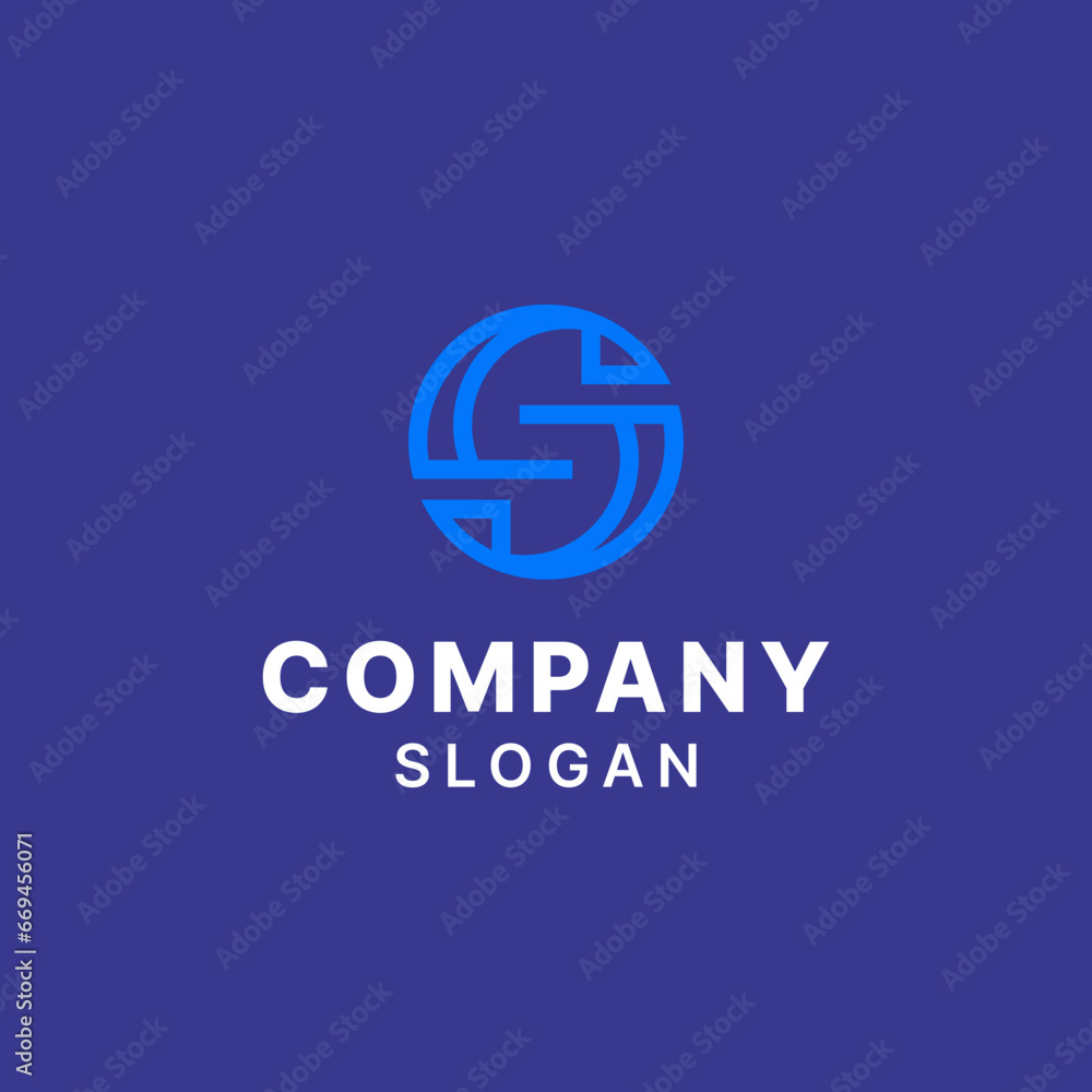 Letter S Simple Monogram Logo Letter S Simple Monogram Logo