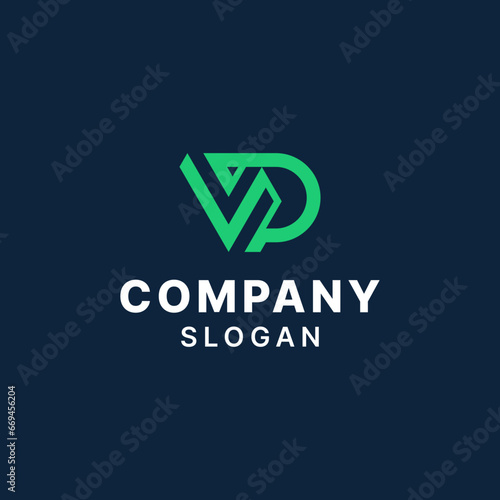 Free Download Letter VP PV Simple Monogram Logo - GFXLoad