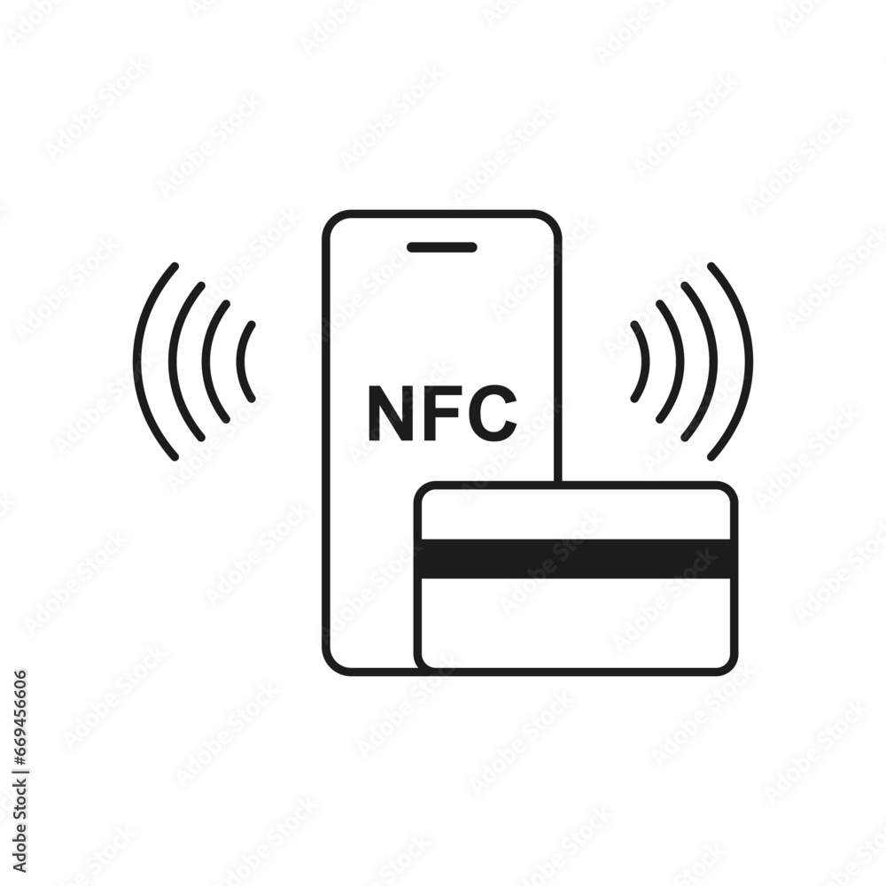 NFC technology. Contactless, wireless payment. Contactless wireless pay. Near field communication NFC technology. Contactless, wireless payment. Contactless wireless pay. Near field communication