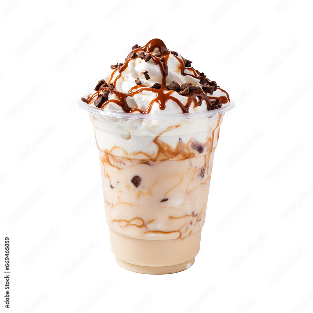 ice cream frappe isolated on transparent background Remove png, Clipping Path ice cream frappe isolated on transparent background Remove png, Clipping Path
