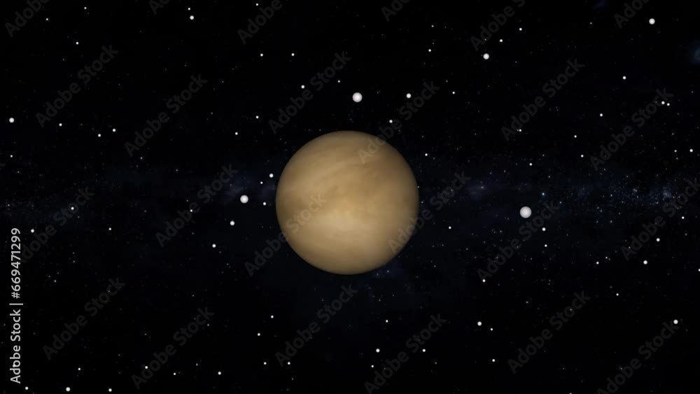Venus Planet animation in space
Venus Planet animation in space