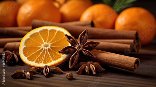 orange and cinnamon