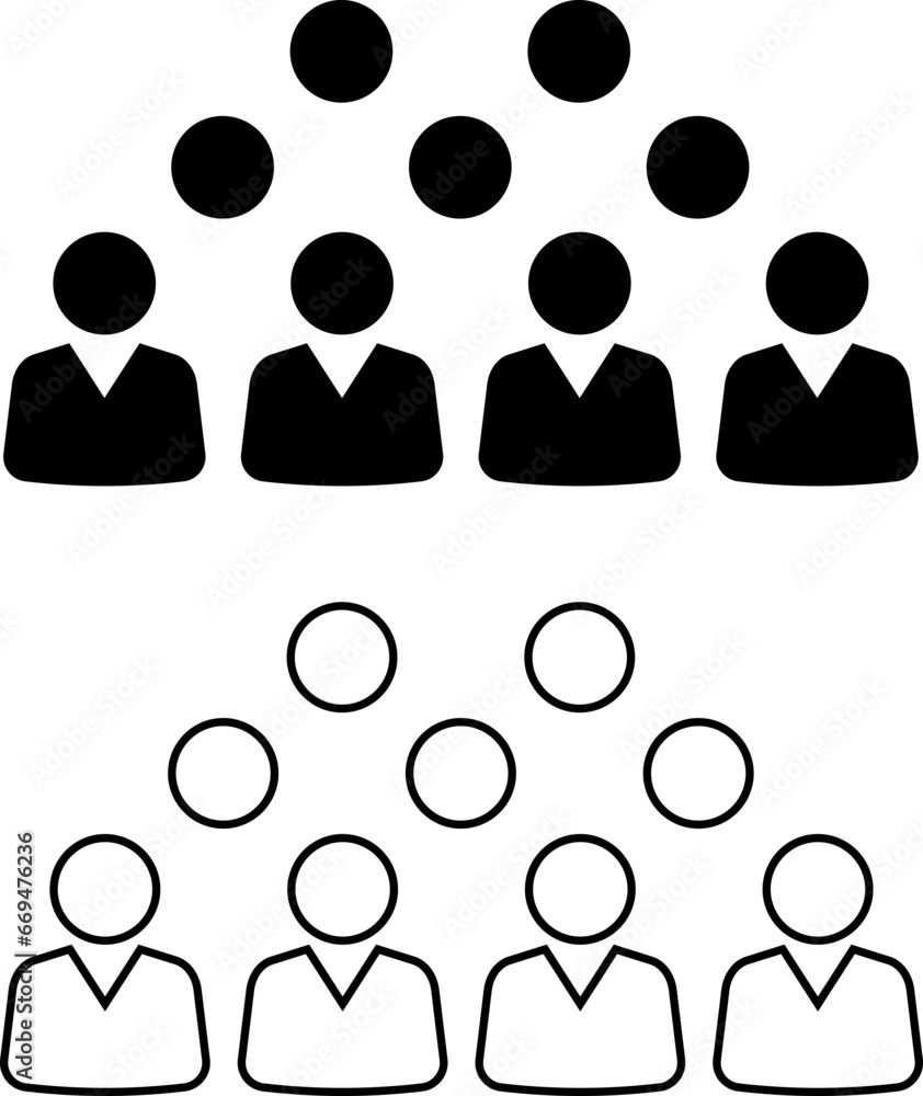 People group icon. Team of worker. User profile symbol. Group of people or group of users. Persons symbol. Vector. People group icon. Team of worker. User profile symbol. Group of people or group of users. Persons symbol. Vector.