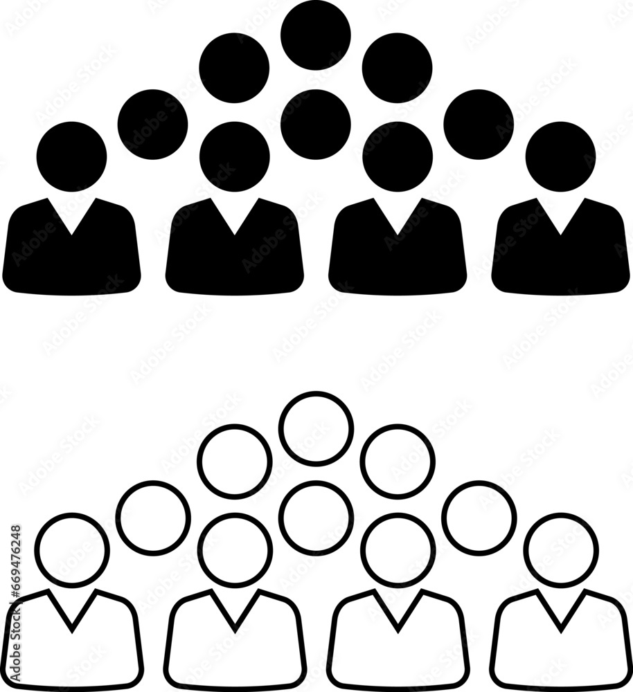 People group icon. Team of worker. User profile symbol. Group of people or group of users. Persons symbol. Vector. People group icon. Team of worker. User profile symbol. Group of people or group of users. Persons symbol. Vector.