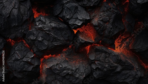 coal texture ,lava or magma glowing background 