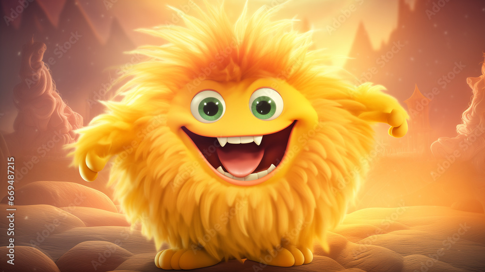 Yellow Fluffy Animal Yellow Fluffy Animal